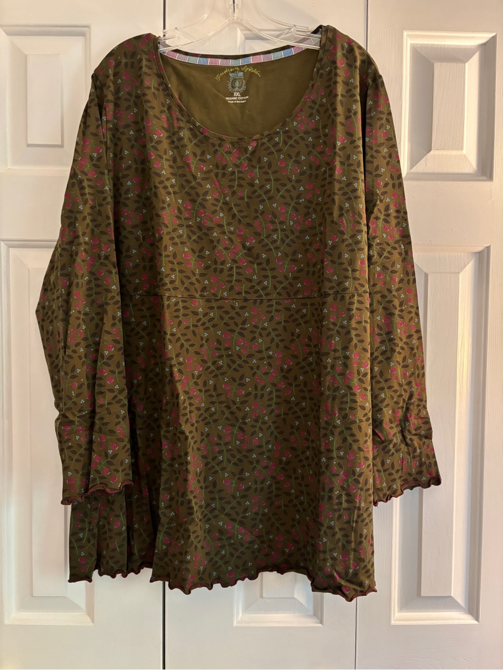 Gudrun Sjoden Organic Cotton Tunic Scoop Neck Women’s Top XXL